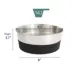 Top Paw® Stainless Steel Black Rubber Bottom Dog Bowl image thumbnail 2
