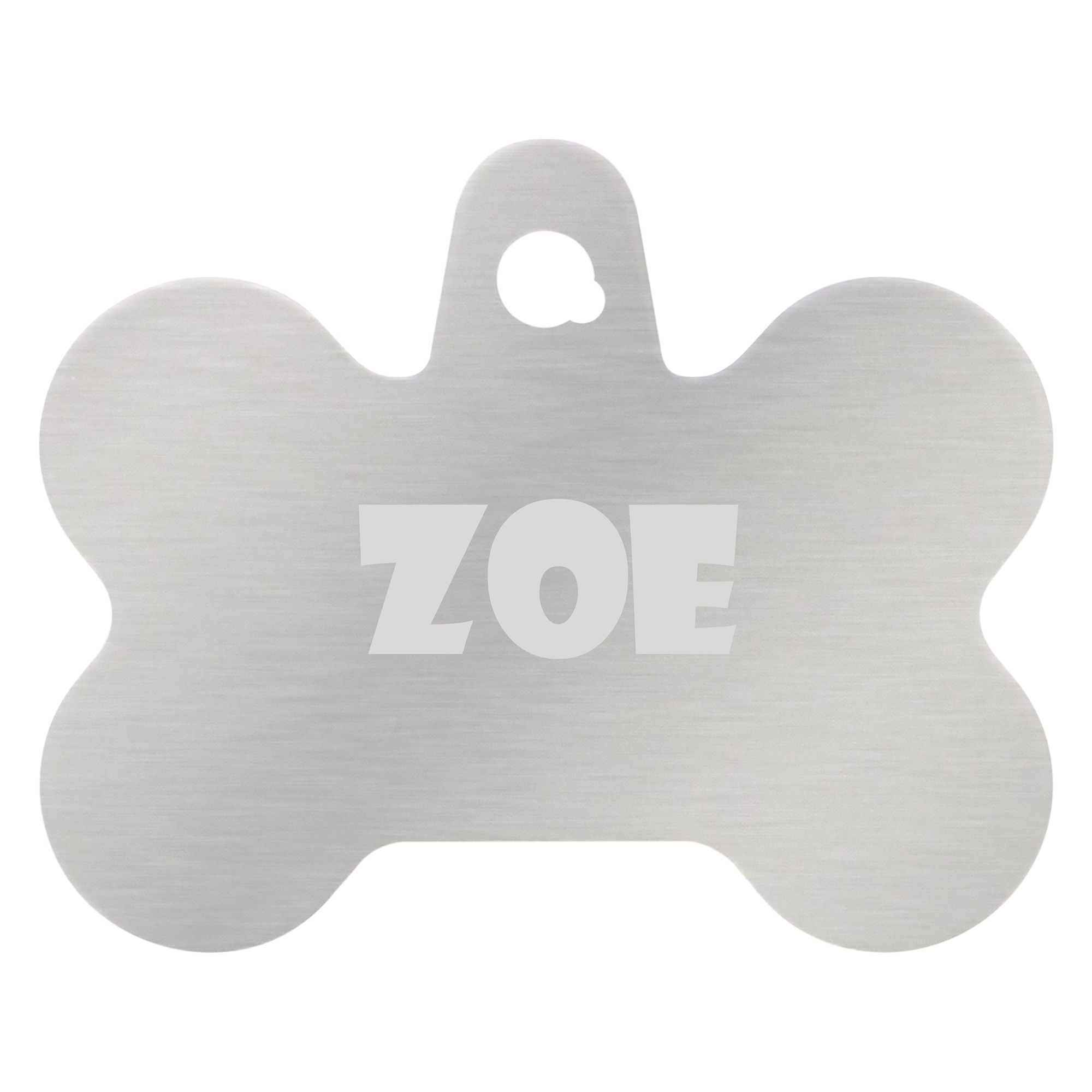 TagWorks Bone Personalized Silver Pet ID Tag | PetSmart