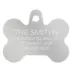 TagWorks® Silver Bone Personalized Pet ID Tag image thumbnail 2
