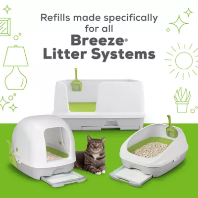 Purina tidy cats breeze cat litter box best sale