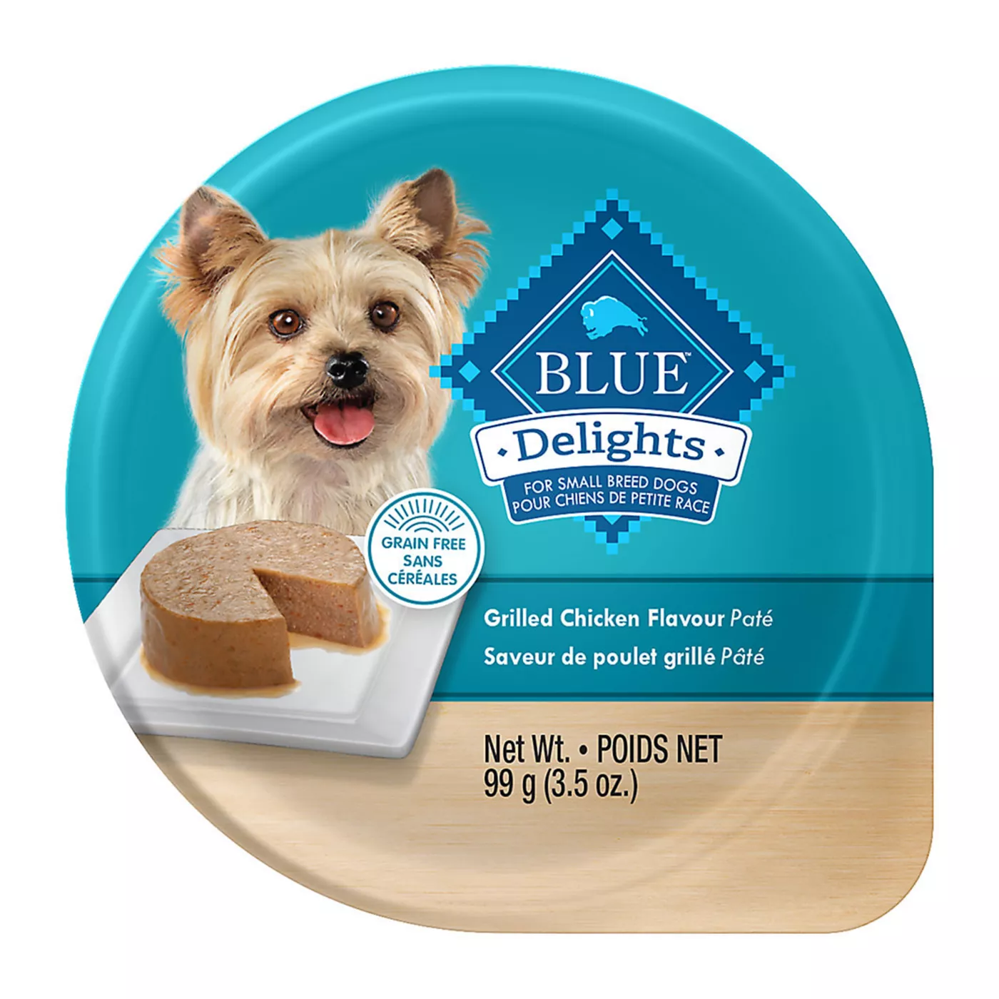 Blue Buffalo Divine Delights Small Breed Adult Wet Dog Food Natural 3.5 Oz