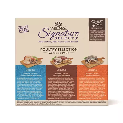 Product Wellness® Signature Selects Poultry Wet Cat Food - Variety Pack, 8 CT, 22.4 OZ