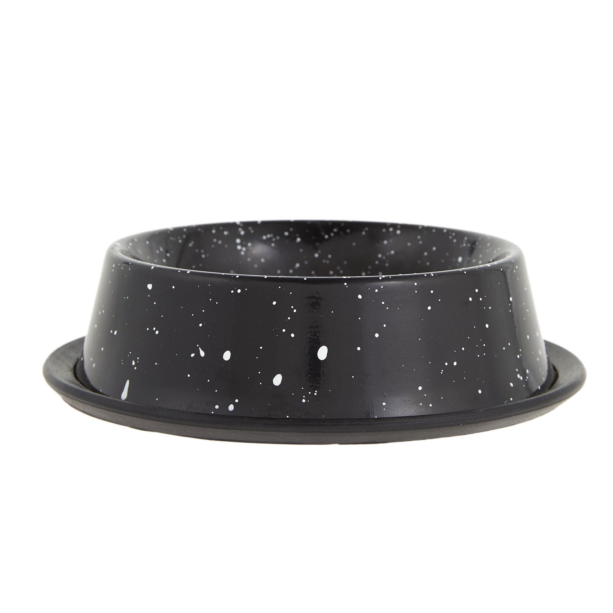 Top Paw® Black Speckled Ring Dog Bowl dog Food & Water Bowls PetSmart