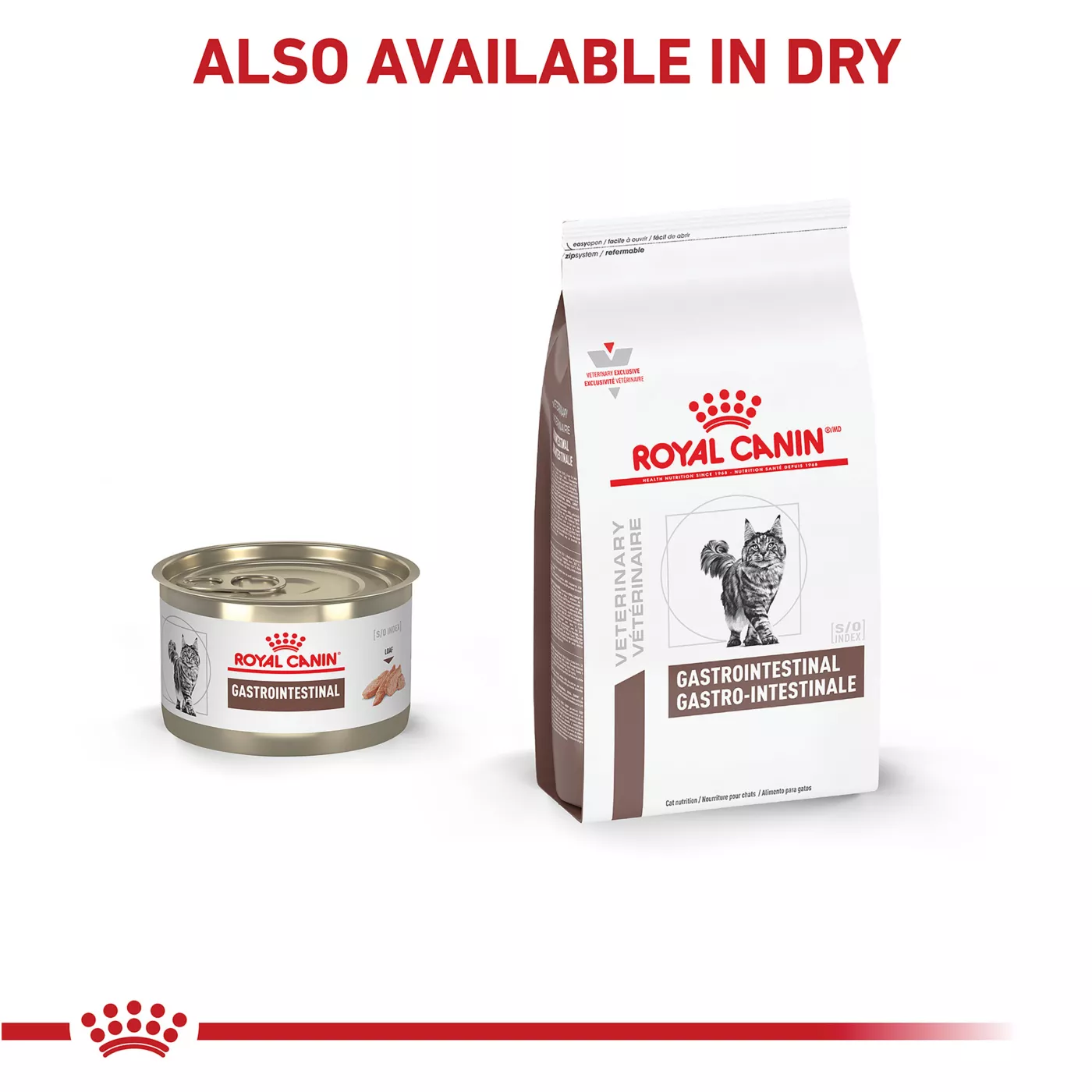 Royal Canin Veterinary Diet Feline Gastrointestinal Adult Cat Loaf in Sauce Wet Food 5.1 oz can