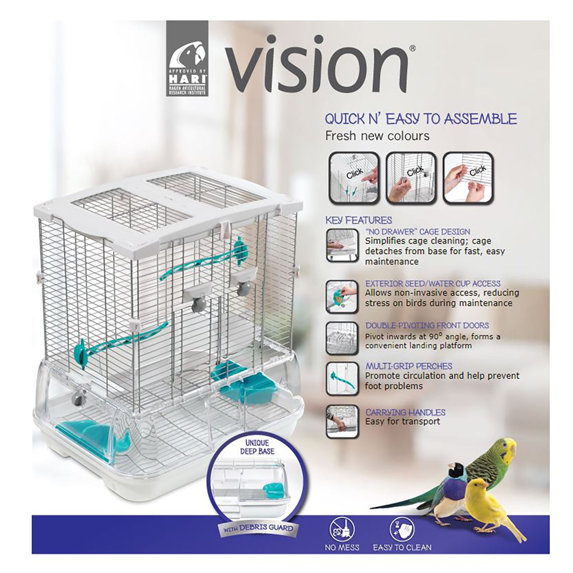 vision small bird cage