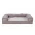 Top Paw® Gray Velvet Orthopedic Couch Dog Bed image thumbnail 1