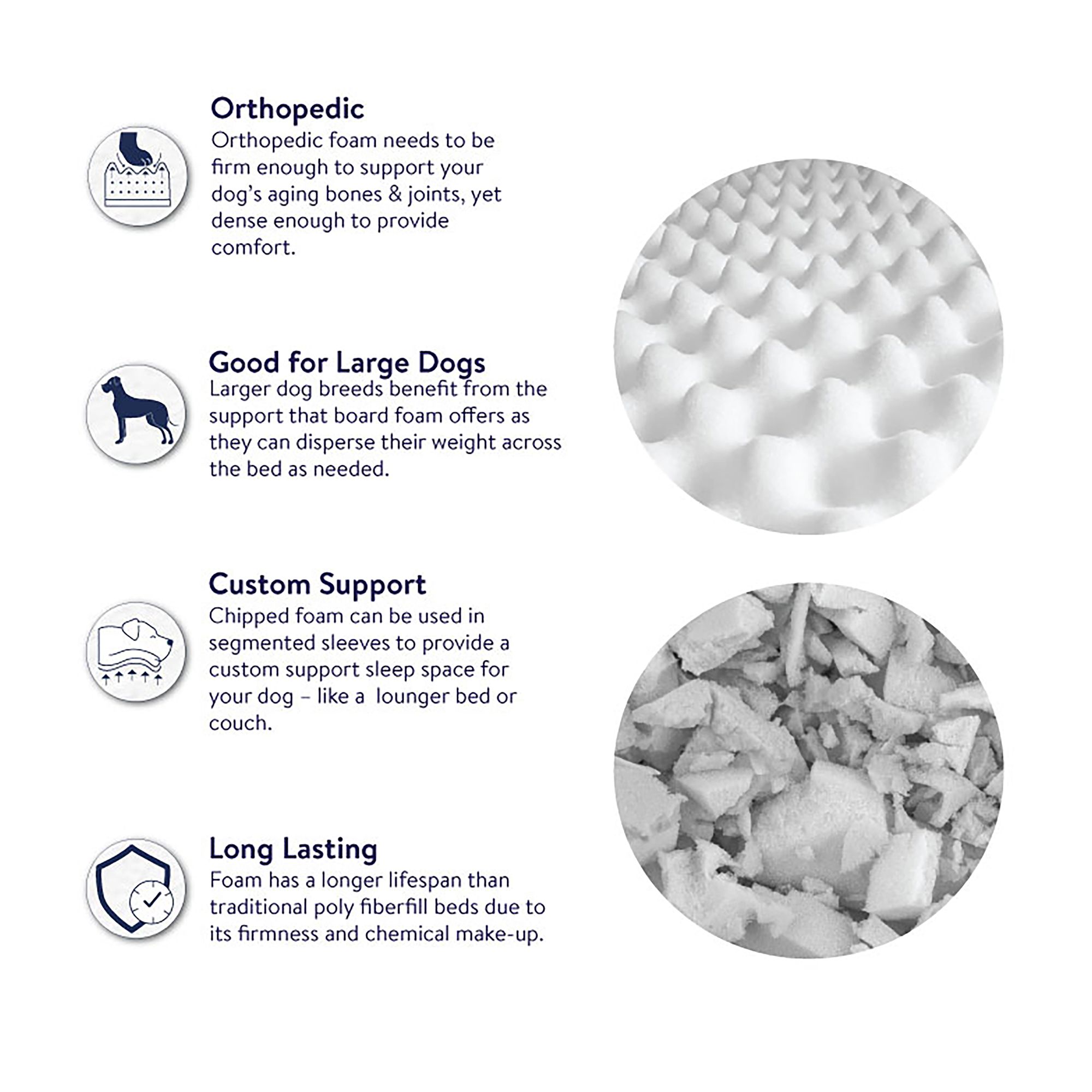 Top Paw Gray Velvet Orthopedic Couch Dog Bed