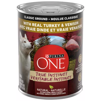 Product Purina ONE SmartBlend True Instinct Wet Dog Food - Turkey & Venison