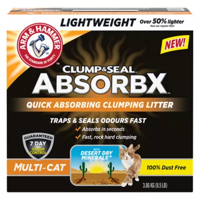 Product Arm & Hammer AbsorbX Lightweight Clumping Multi Cat Litter