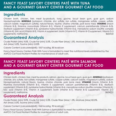 Product Purina® Fancy Feast® Savory Centers Adult Cat Wet Food - Pate & Gravy, Variety Pack, 3 Oz, 12 Count