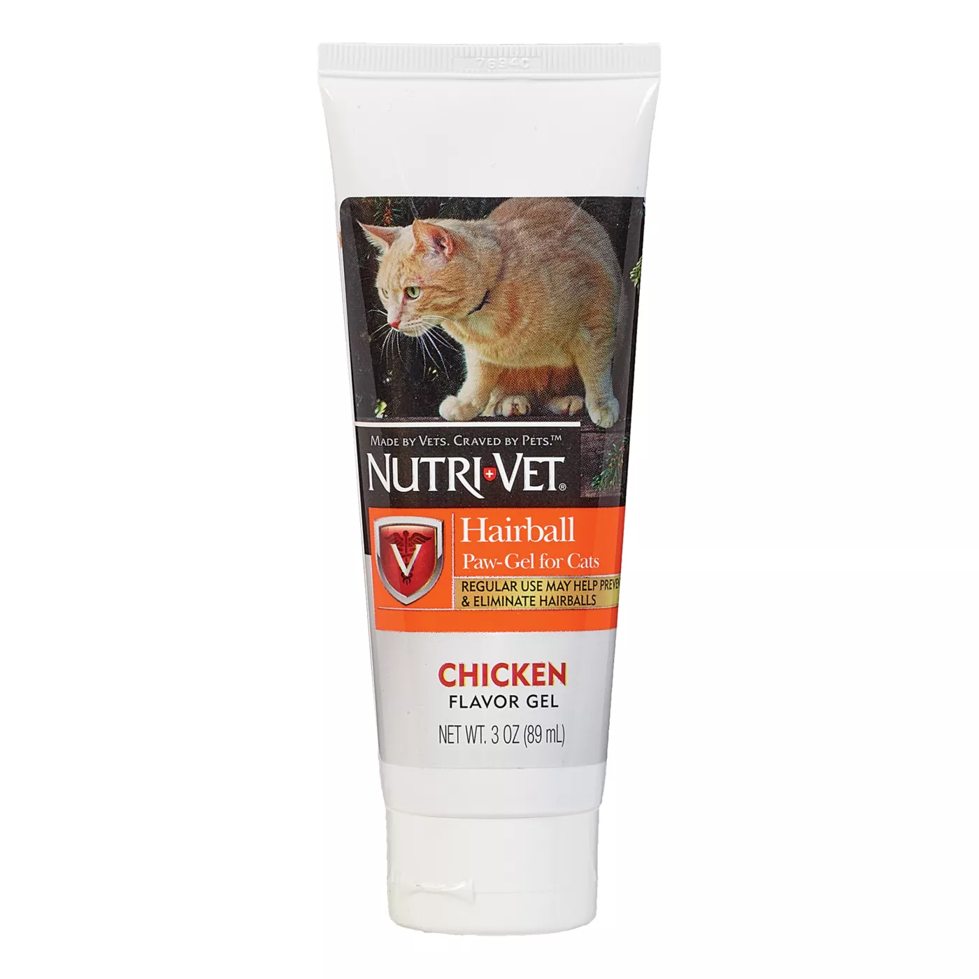 Nutri Vet Chicken Flavor Hairball Paw Gel for Cats