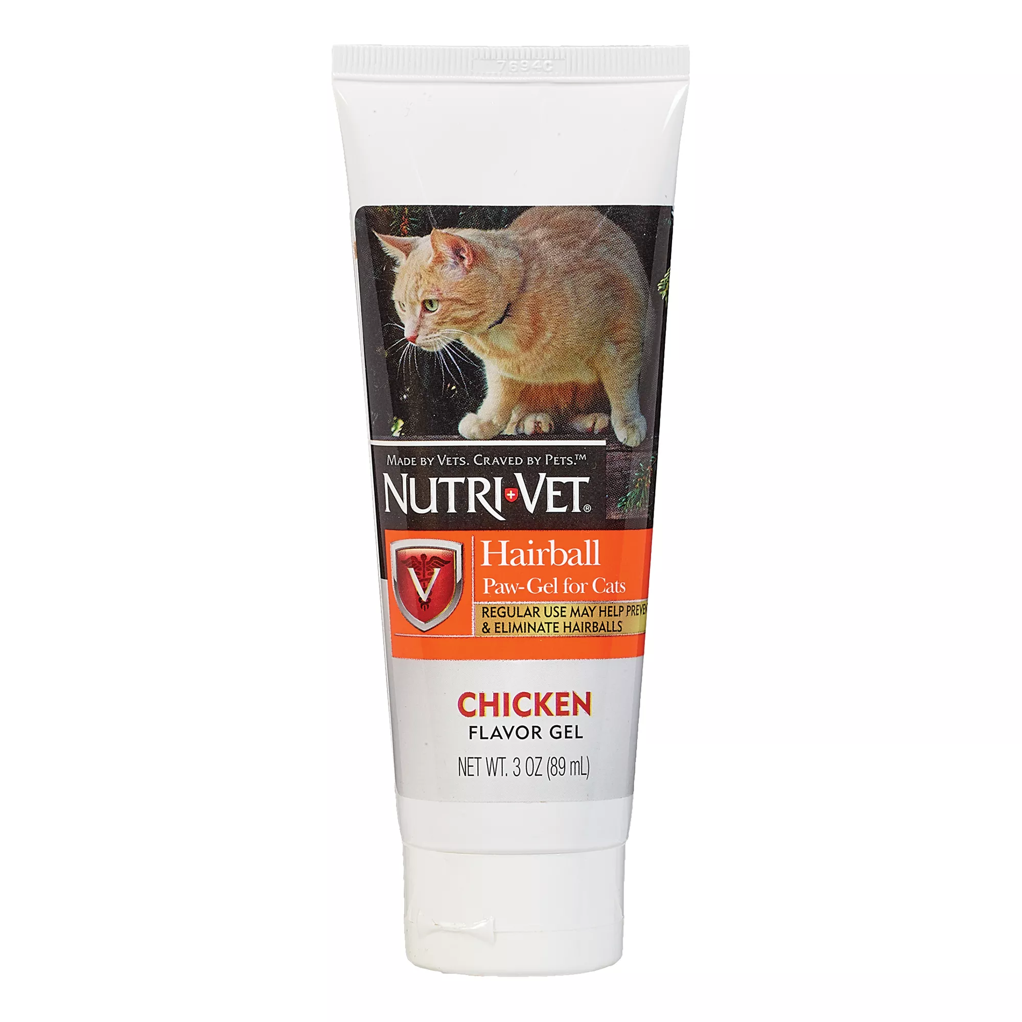 Nutri-Vet Chicken Flavor Hairball Paw Gel for Cats