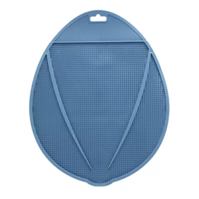 Product ExquisiCat® Flexible Rubber Travel Litter Mat - Blue