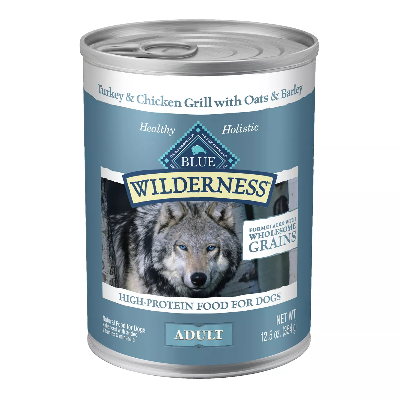 Blue Buffalo Wilderness Adult Wet Dog Food High Protein Wholesome Grains 12.5 oz