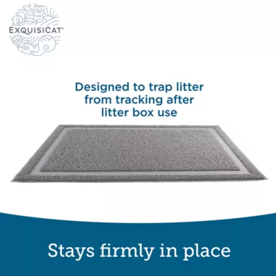 Product ExquisiCat® Scatter Control Cat Litter Mat - Gray