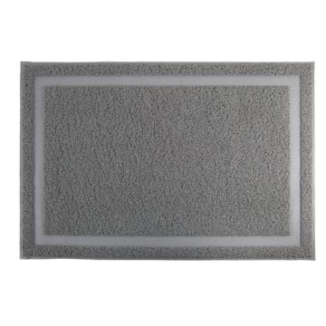 ExquisiCat® Scatter Control Cat Litter Mat - Gray