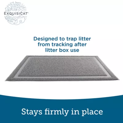 Product ExquisiCat® Scatter Control Cat Litter Mat - Gray