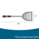 Product ExquisiCat® Easy Sift Long Cat Litter Scoop - Comfort Grip