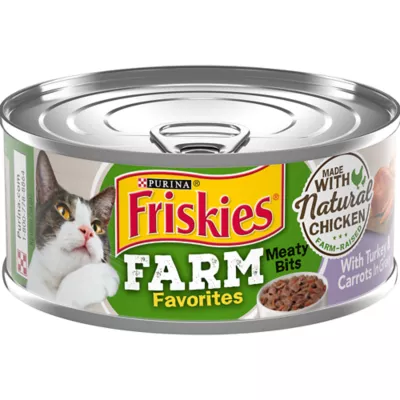 Product Purina® Friskies® Farm Favorites Adult Cat Wet Food - 6.04 oz., No Artificial Colors or Flavors