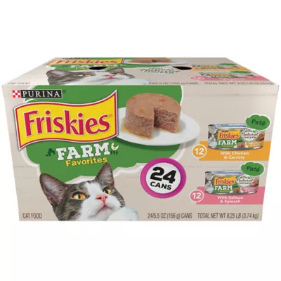 Product Purina® Friskies® Farm Favorites Adult Cat Wet Food - Variety Pack, 24 CT, 132 OZ