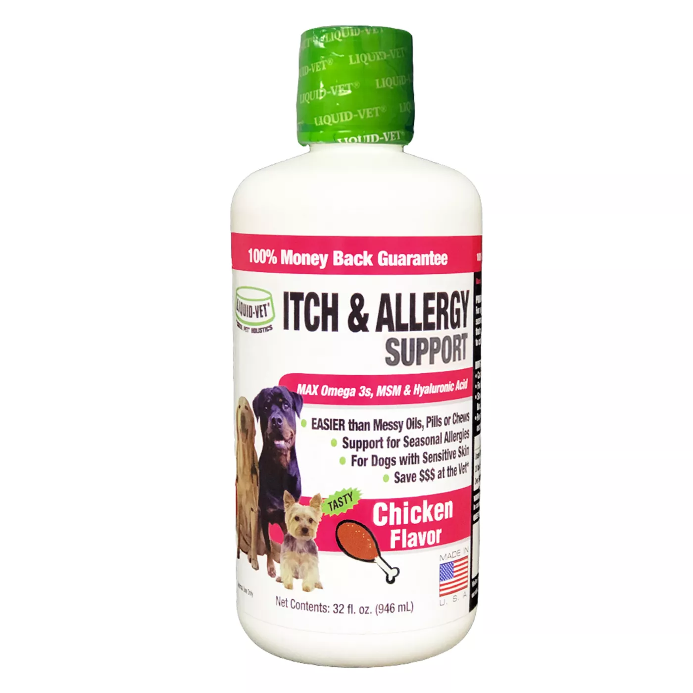 Liquid Vet Itch Allergy Support Dog Formula