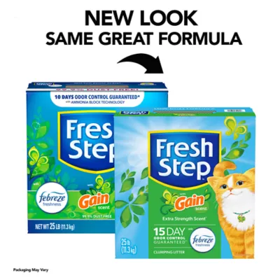 Product Fresh Step® with Febreze™ Clumping Clay Cat Litter - Gain Original Scent, Low Dust