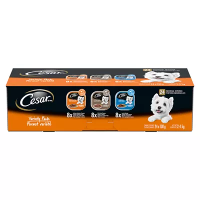 Product Cesar® Classic Loaf In Sauce Variety Pack Dog Food - 24 ct