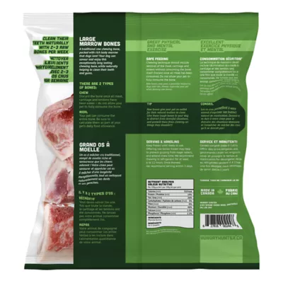 Product Hungry Hunter Frozen Raw Beef Marrow Dog Bone