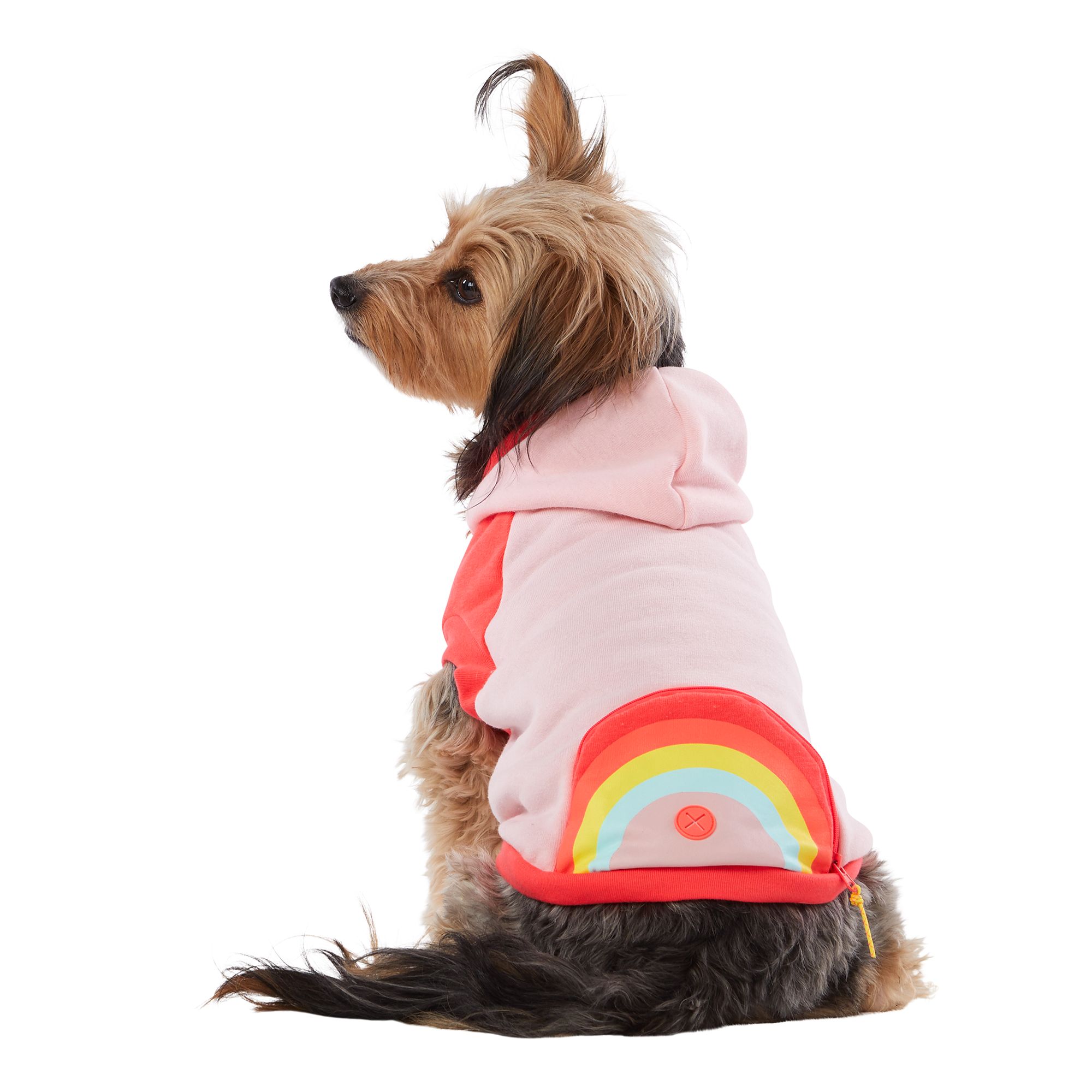 Top Paw Rainbow Pet Sweatshirt With Poop Bags Dog Sweaters Coats Petsmart