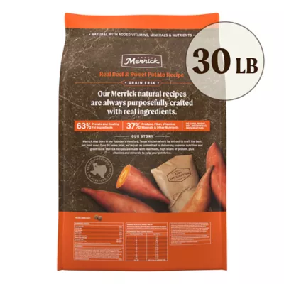 Merrick® Grain Free® Adult Dry Dog Food - Natural, Texas Beef & Sweet Potato - Image 9