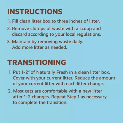 Product Naturally Fresh Pellet Non-Clumping Walnut Cat Litter - Low Dust, Low Tracking, Natural