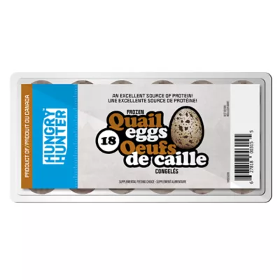 Hungry Hunter Frozen Raw Quail Eggs For Dogs Cats