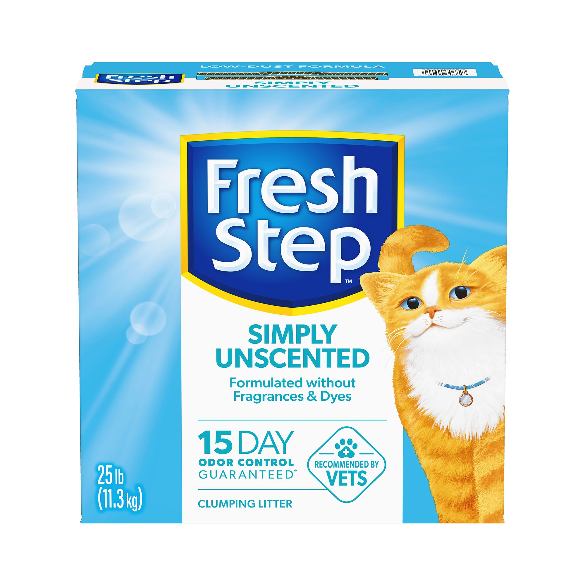 Fresh Step Simply Unscented Clumping Clay Cat Litter Unscented Low Dust