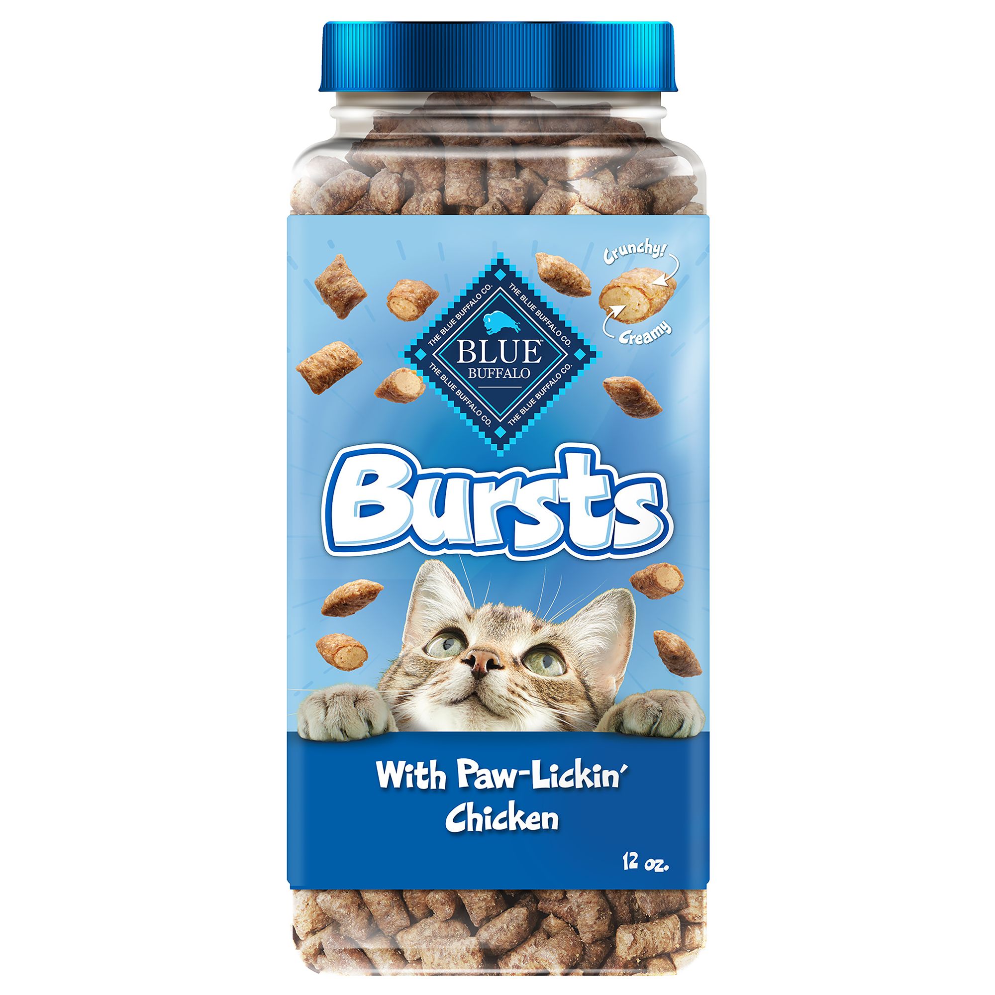 Blue offers buffalo kitty cravings