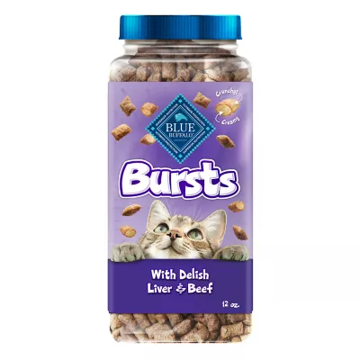Product Blue Buffalo Bursts  All Life Stages Treat Cat Treats - Natural, Liver And Beef