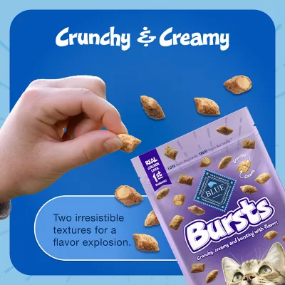 Product Blue Buffalo Bursts  All Life Stages Treat Cat Treats - Natural, Liver And Beef