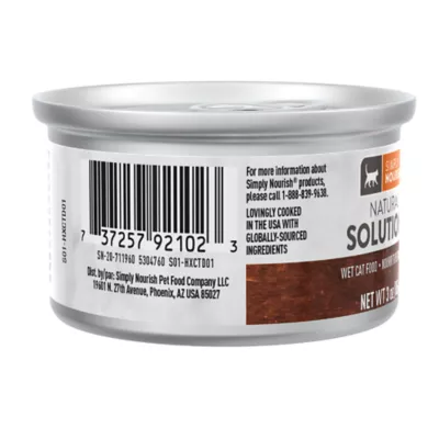 Product Simply Nourish® Natural Solutions Digestion Adult Wet Cat Food - Natural, With Grain