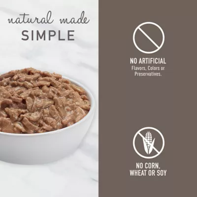 Product Simply Nourish® Shreds in a Creamy Sauce Adult Wet Cat Food - Natural, With Grain