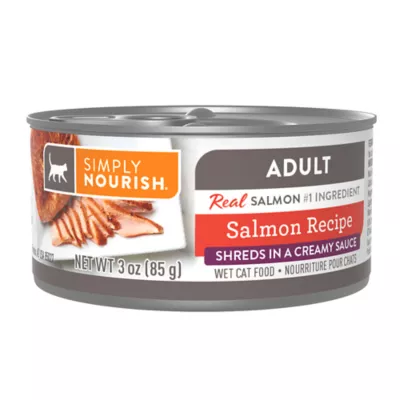 Product Simply Nourish® Shreds in a Creamy Sauce Adult Wet Cat Food - Natural, With Grain