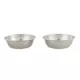 Product Whisker City® Foldable White Marble Double Diner Elevated Cat Bowls, 1.25-cup