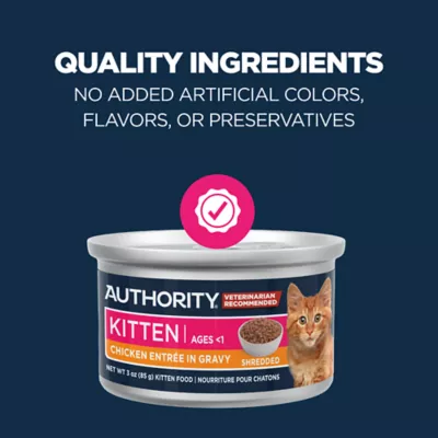 Product Authority Everyday Health Kitten Wet Cat Food - Shredded, 3oz