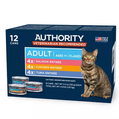 Product Authority® Everyday Health Cat Wet Food - 66 Oz, Flaked in Gravy, With-Grain