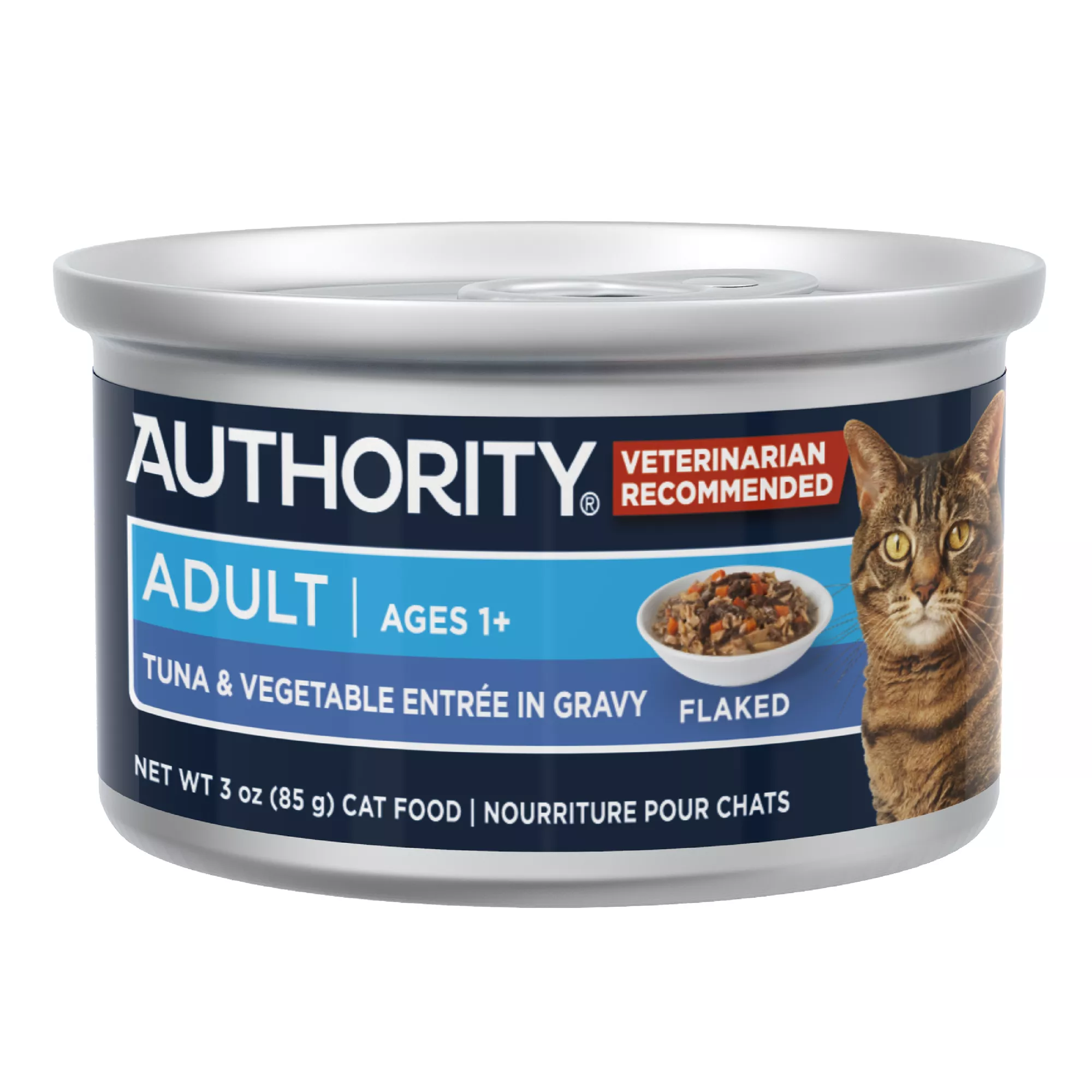 Authority® Everyday Health Cat Wet Food - 3 Oz, Flaked in Gravy, With-Grain