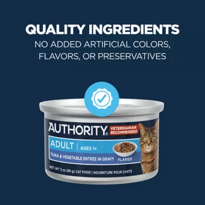 Product Authority® Everyday Health Cat Wet Food - 3 Oz, Flaked in Gravy, With-Grain