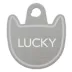 TagWorks® Cat Face Personalized Pet ID Tag Silver image thumbnail 1
