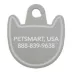 TagWorks® Cat Face Personalized Pet ID Tag Silver image thumbnail 2