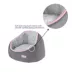 Whisker City® Grey Marble Snuggle Cave Cuddler Cat Bed image thumbnail 3