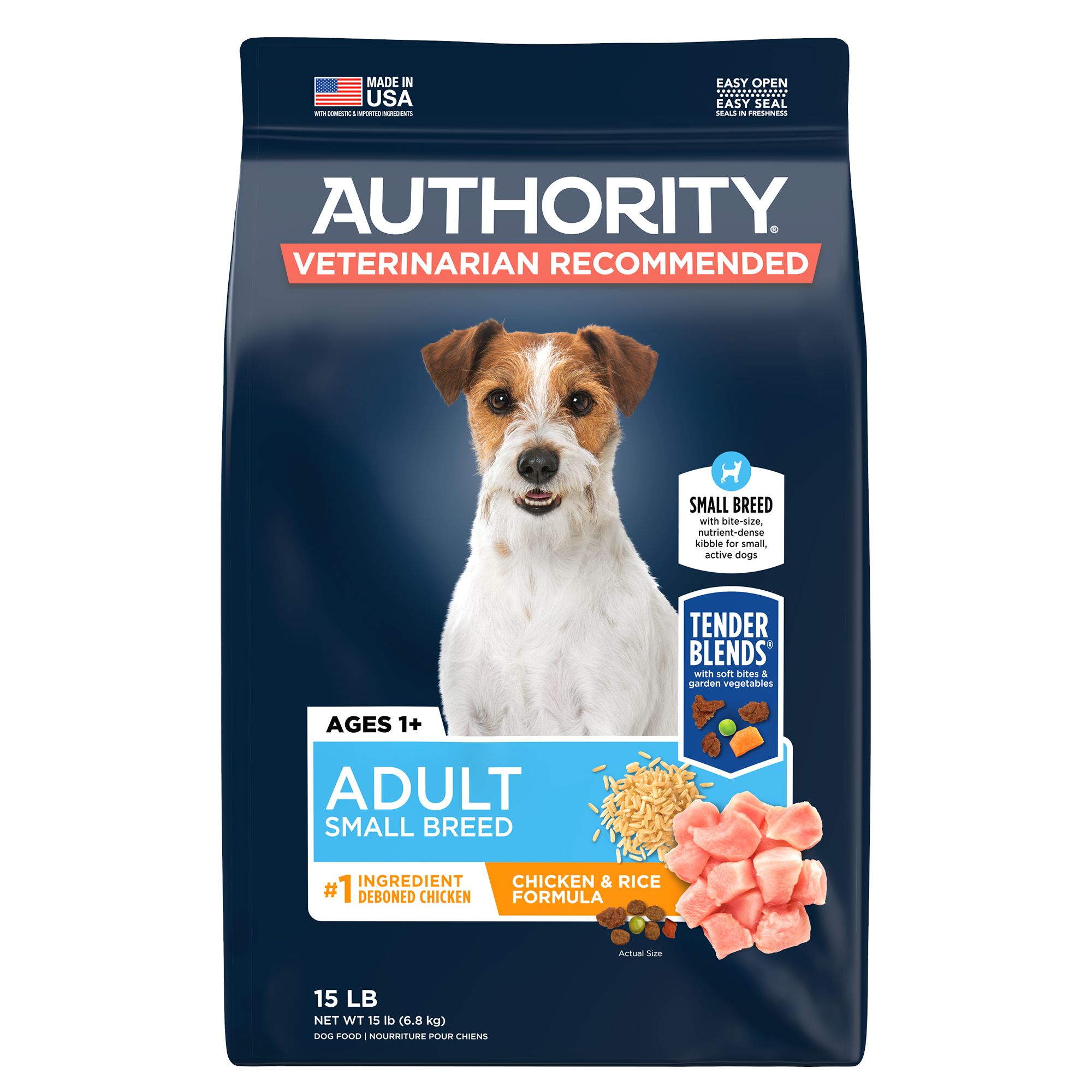 Authority puppy food ingredients best sale