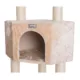 Product GleePet 48-in Compact Faux Fur Real Wood Cat Tree, Beige