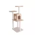 GleePet 57-inch Faux Fur Real Wood Cat Tree & Condo, Beige image thumbnail 2